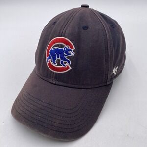 Chicago Cubs '47 Brand MVP Hat‎ Clan Strap Adjustable Faded Blue Classic